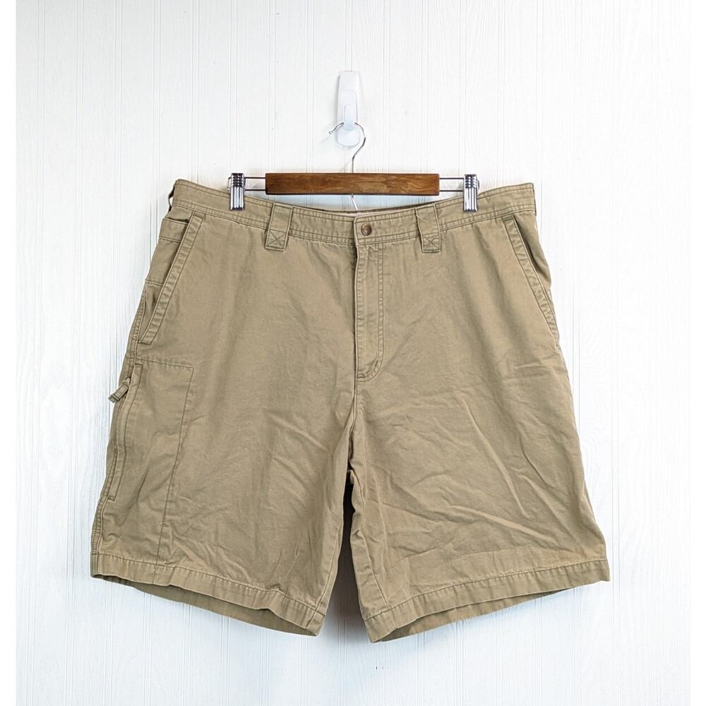 Columbia Men's Khaki 10.5" Vertex Canvas Hiking Shorts Size 40